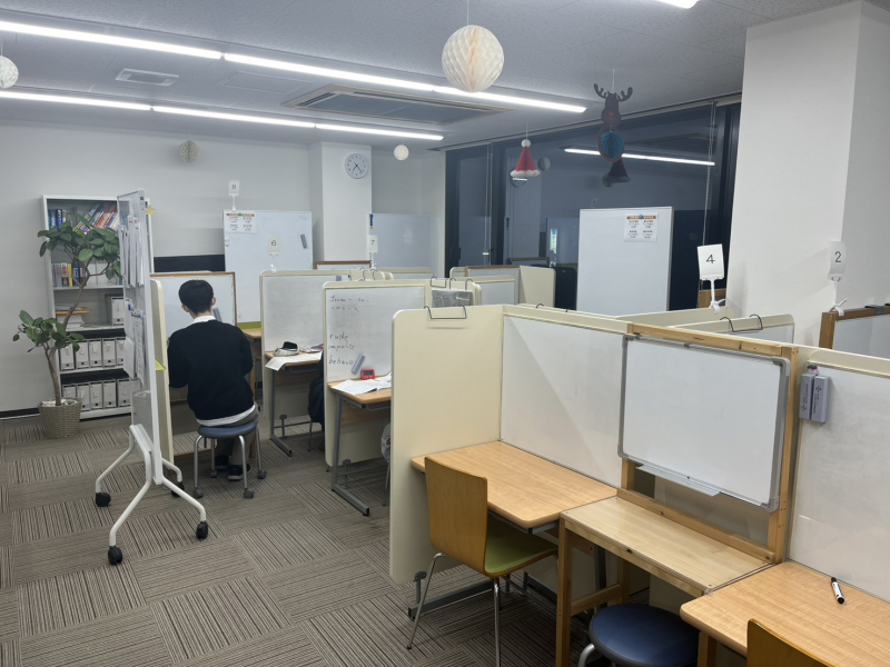 集中して学べる授業エリア