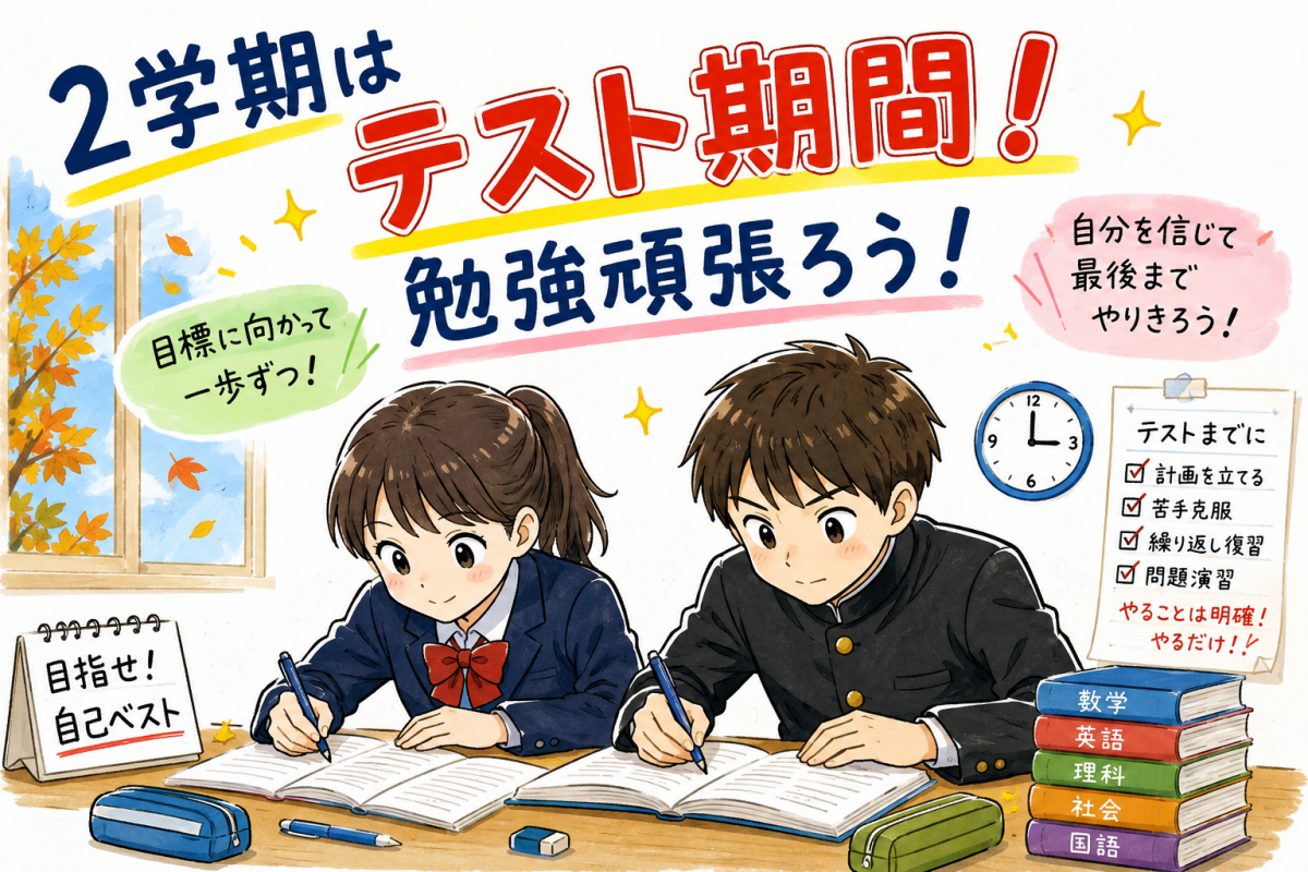 都留文科大学前校 2学期はテスト期間
